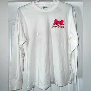 Alabama pink bow tee
